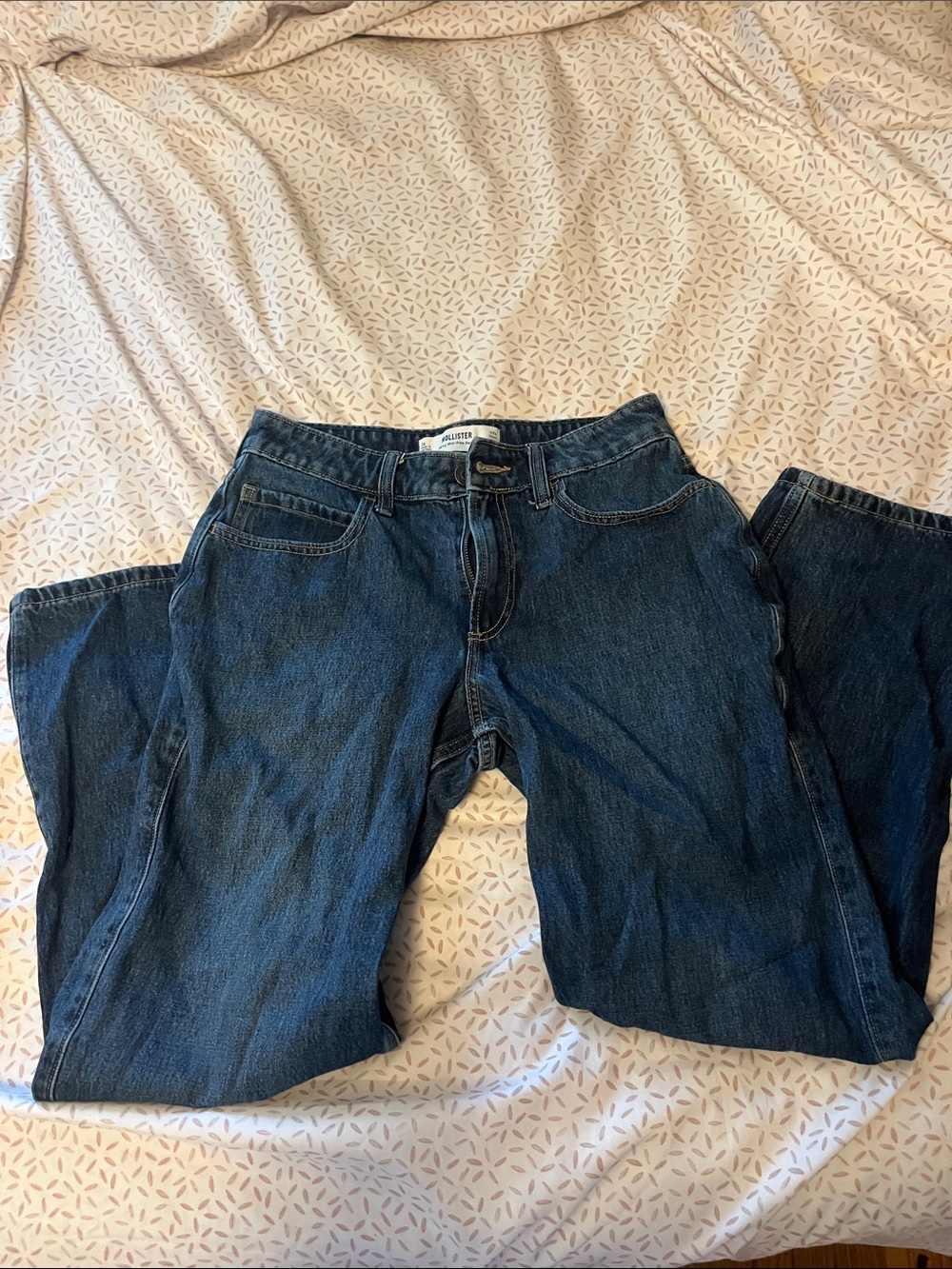 Hollister Dark Blue Baggy Jeans